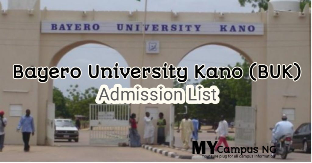 BUK Admission List