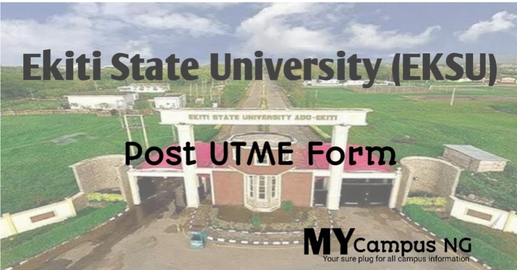 EKSU Post UTME Form