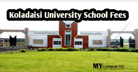 Koladaisi University School Fees